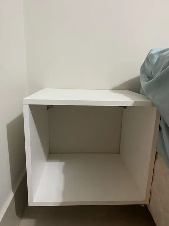 nicho e criado mudo com gaveta branco (envio desmontado) - Foto 4