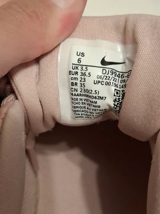 Tênis original Nike Air Force 1 Plt.af.orm feminino tamanho 35 comprado no site da Nike  - Foto 3