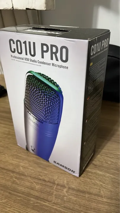 Microfone Samson Locução Studio Podcast YouTuber Musico