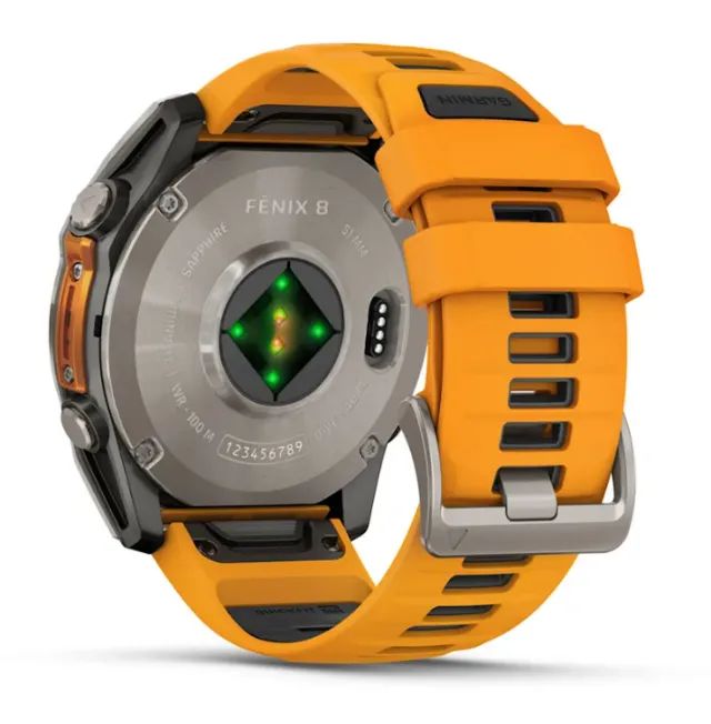 Smartwatch Fenix 8 - 51mm Amoled Orange Titanium Sapire 010-02905-10 - Foto 2