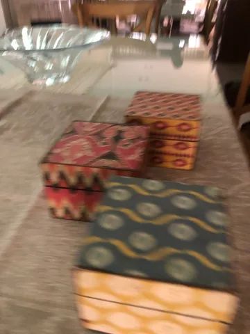 KIT 3 caixas indianas porta joias ou decorativas  - Foto 5