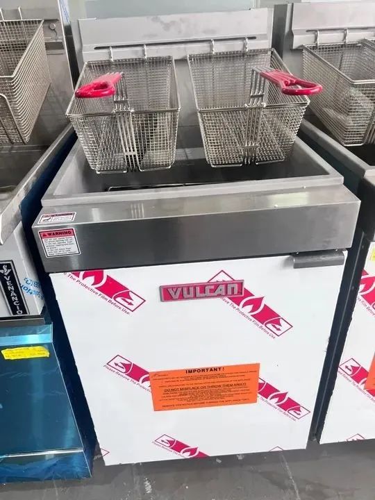 Fritadeira a gás alta produção 50kg por hora Vulcan LG500 pronta entrega direto de fábrica