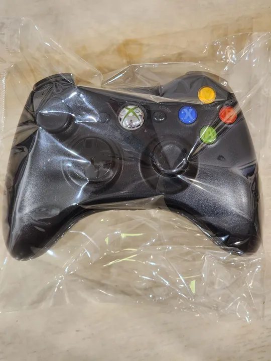Controle de xbox 360 seminovo preto