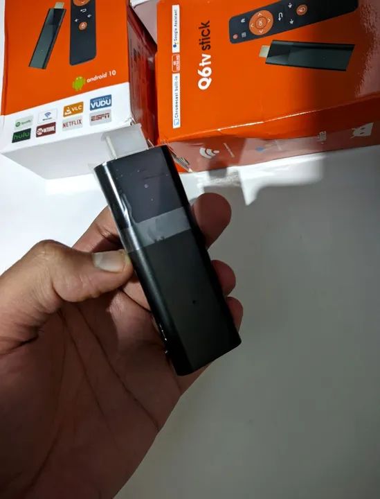 Tv stick q6 Android 10 produto novo  - Foto 2