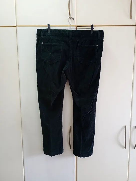 Calça Preta veludo cotelê C&A - Foto 2