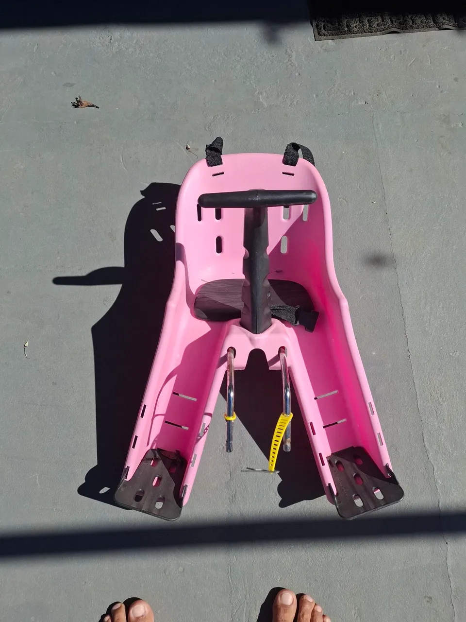 Cadeirinha Infantil para Bicicleta Rosa