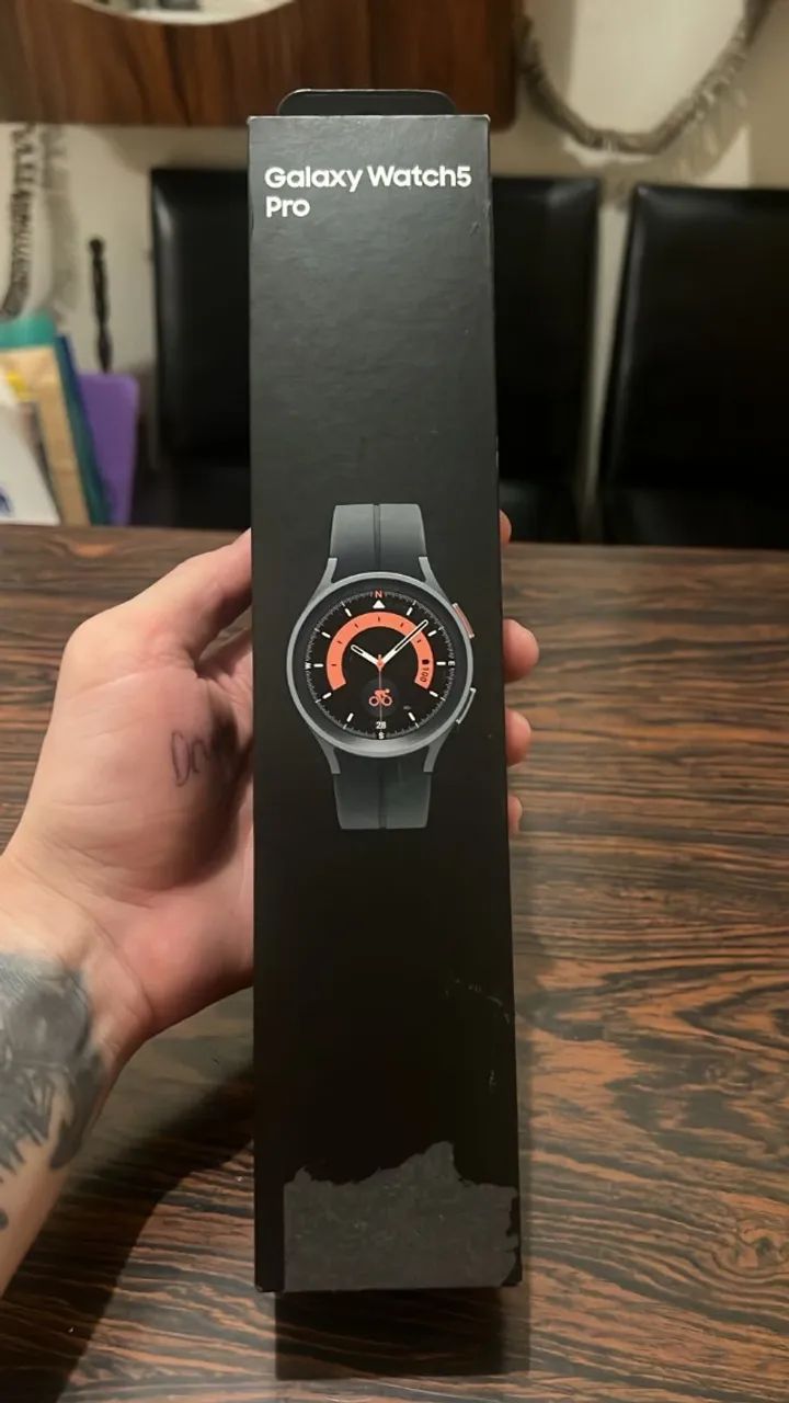 Samsung Galaxy Smartwatch Watch 5 Pro Bt 45mm Preto - Foto 4