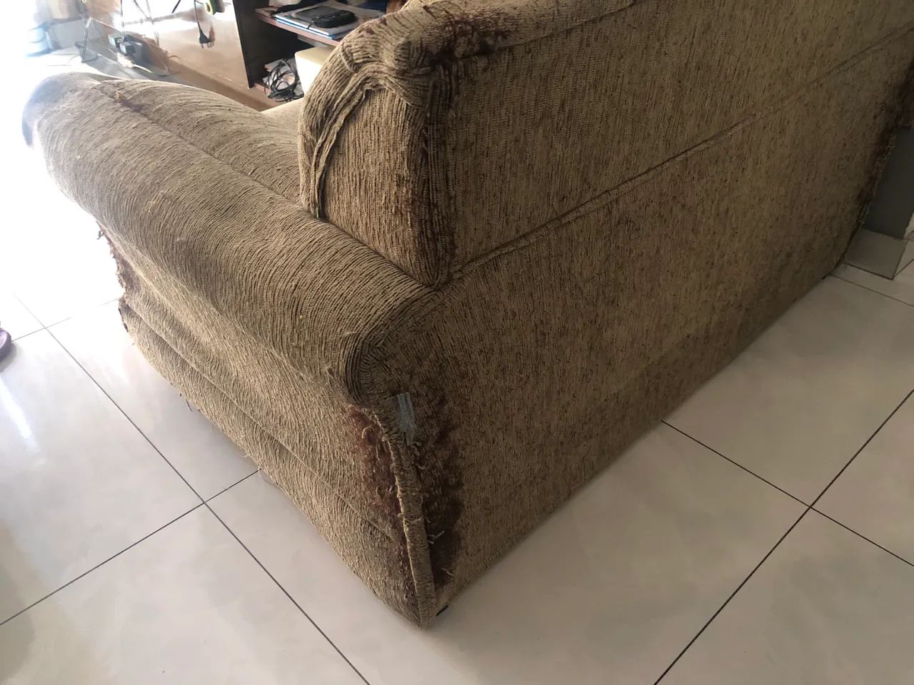 Sofá 2 lugares usado  - Foto 3