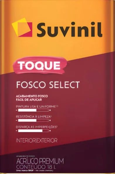 Tinta Suvinil Toque fosco select branco neve