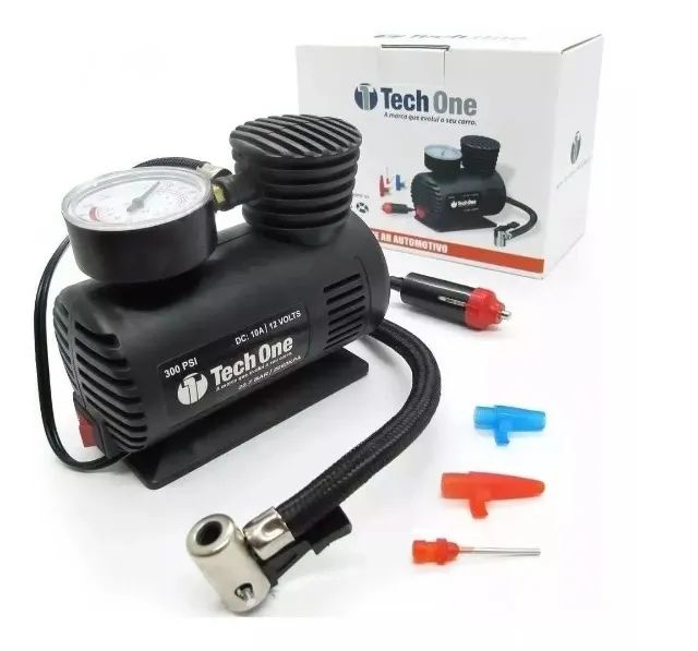 Compressor de ar elétrico portátil Tech One - Foto 2