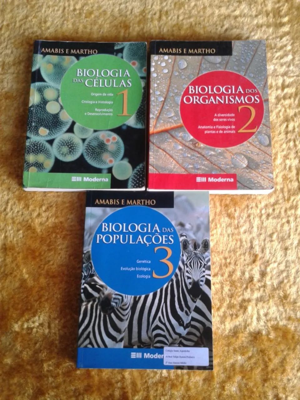 COLEÇÃO DE BIOLOGIA AMÁBIS E MARTHO 