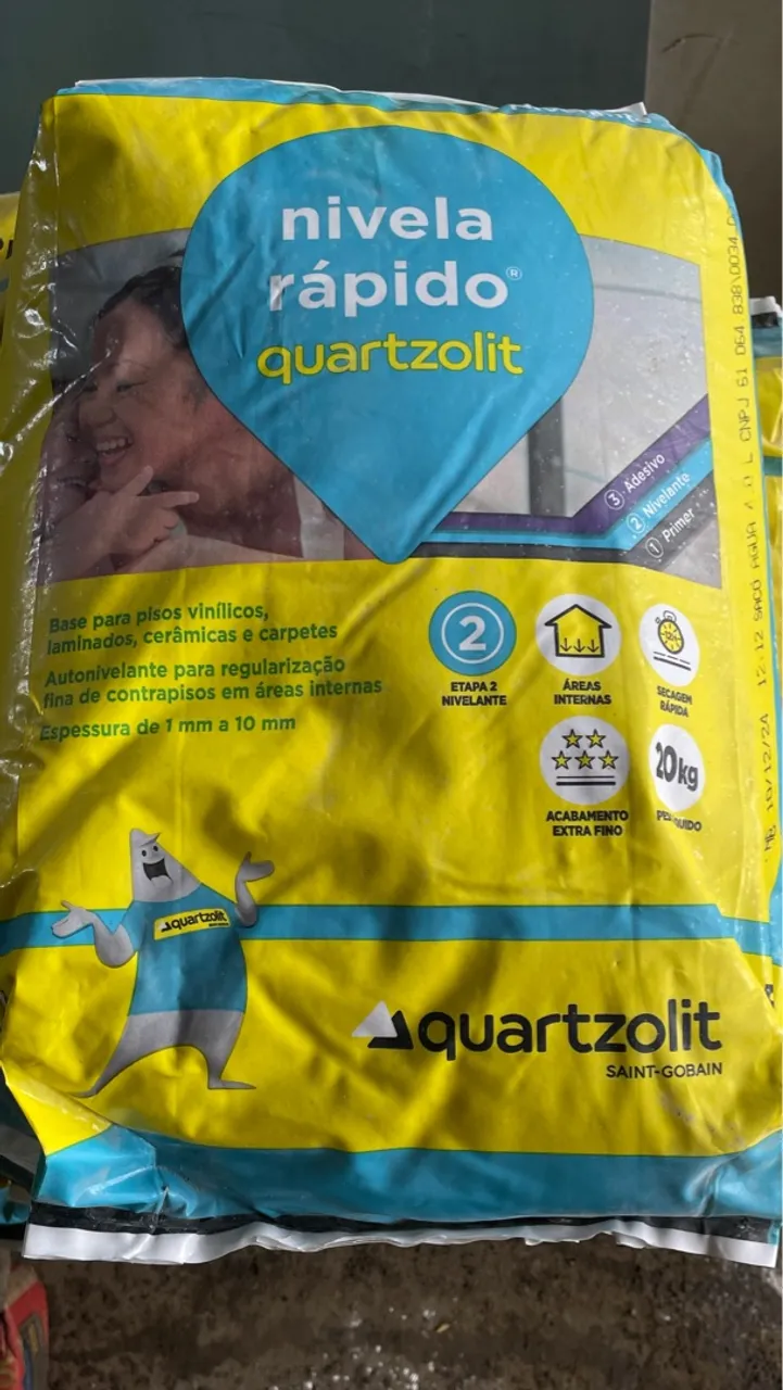 Nível Rápido Quartzolit 20kg