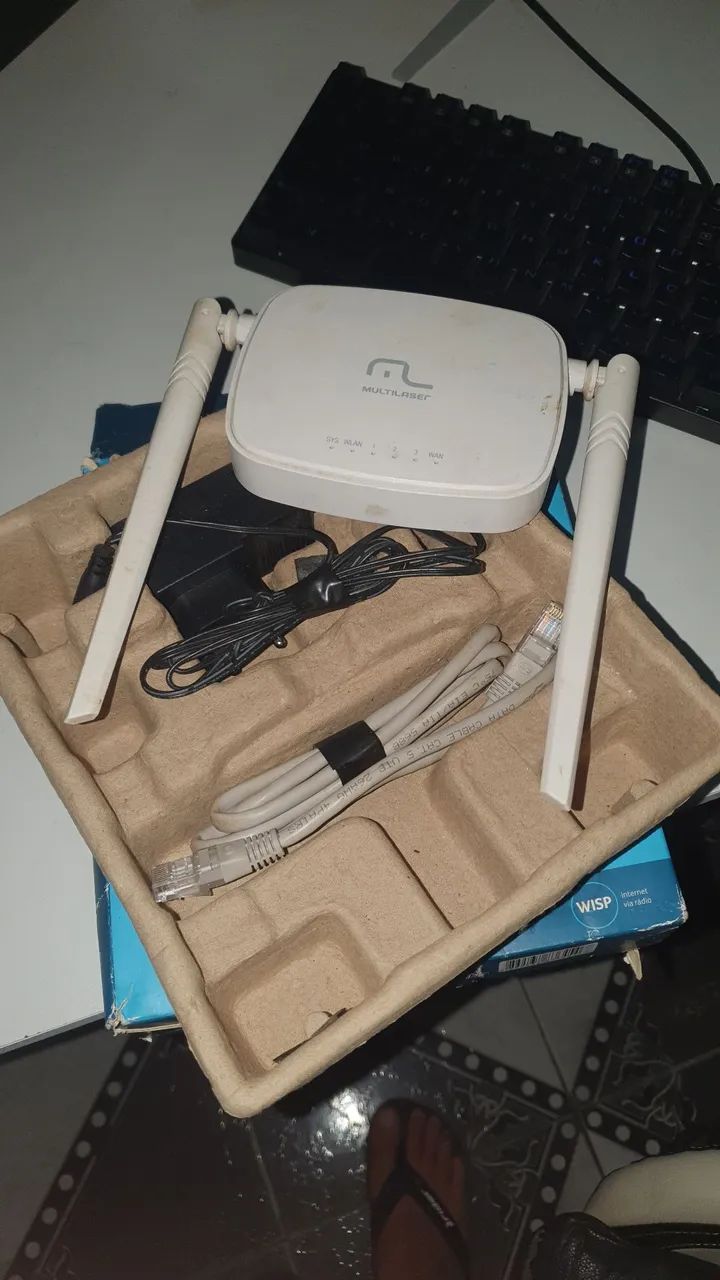 Multilaser Router 300Mbps RE160V - With Power Supply and Network Cable64186556655873121