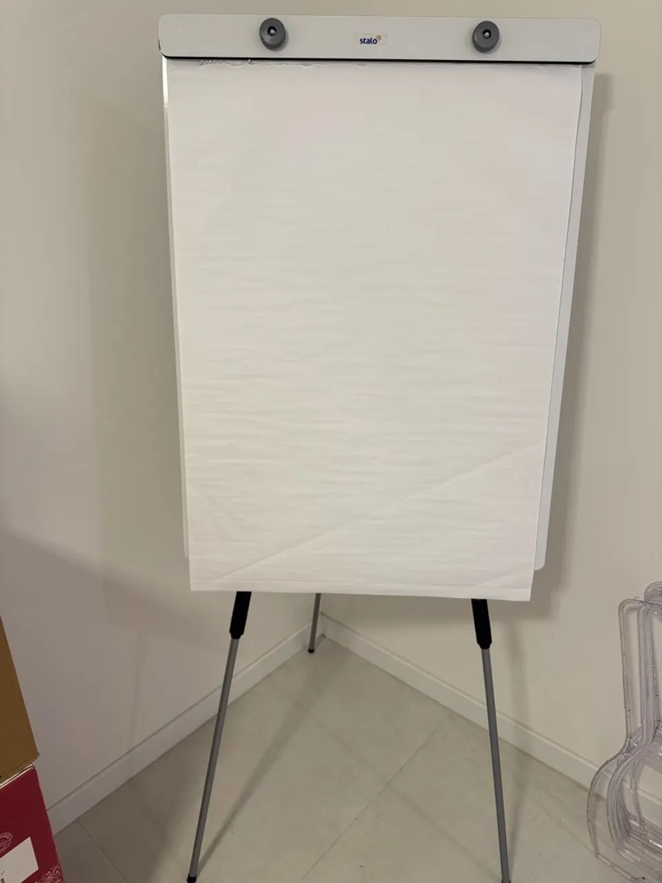 Quadro branco de flip chart para escritório