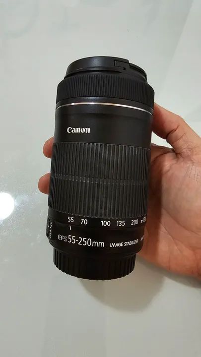 Lente Canon EFS 55-250mm Image Stabilizer