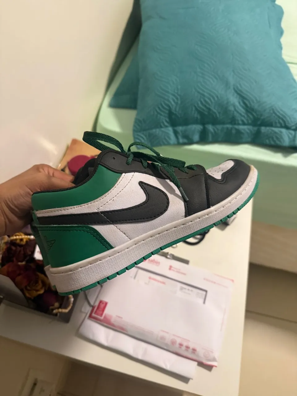 Tênis Nike Verde e Branco - TAM 37