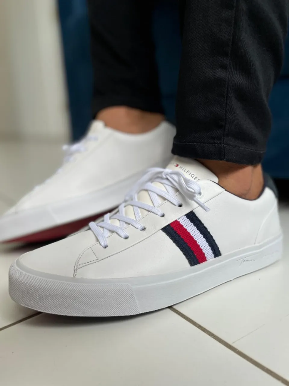 Tênis Couro Tommy Hilfiger Original