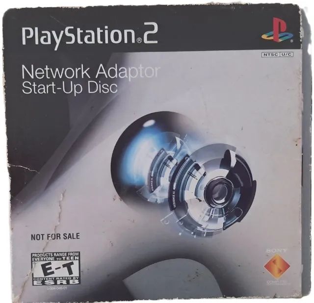 DVD Network Adaptor Start Up Disc Playstation 2