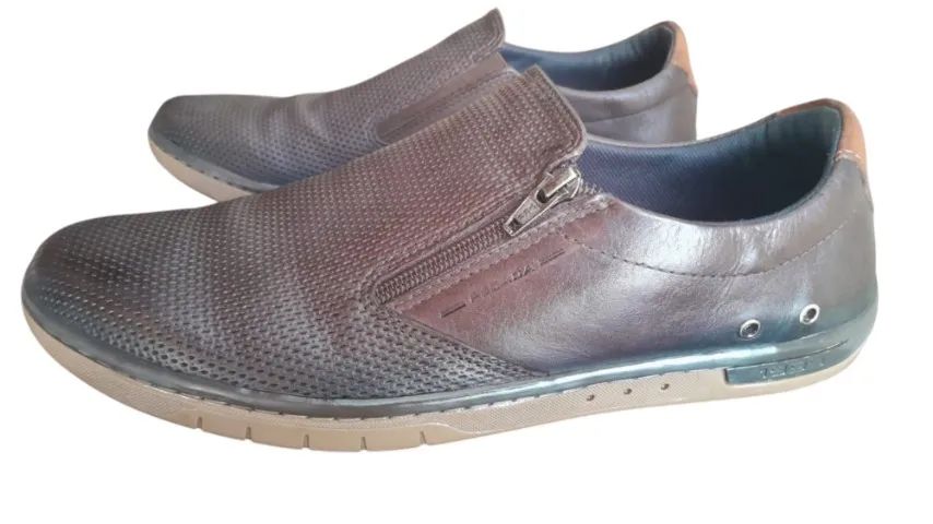 Sapatênis Pegada em Couro Nº 44 - Casual Wear - Semi-novo - Foto 3