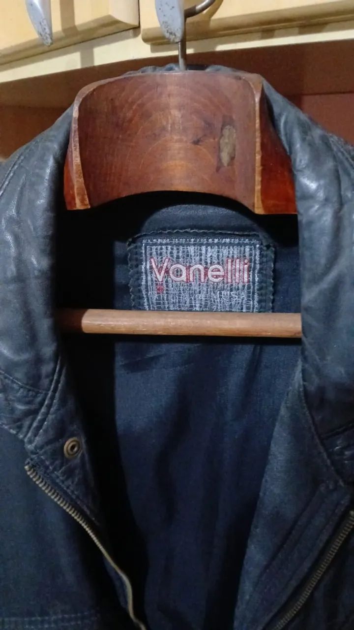 Casaco masculino de couro - Foto 2