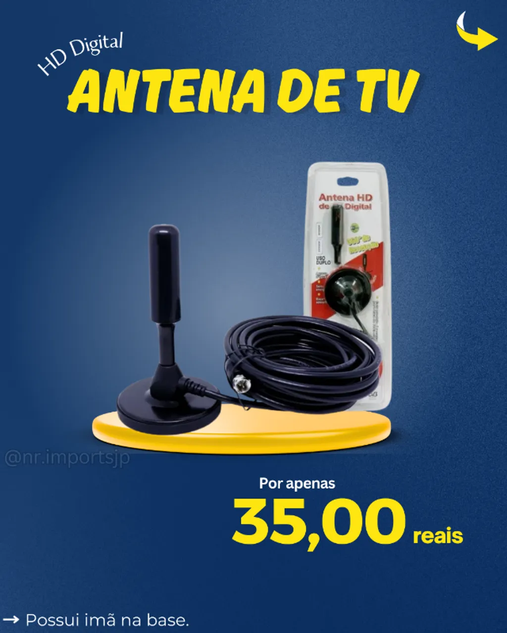 Antena HD TV digital