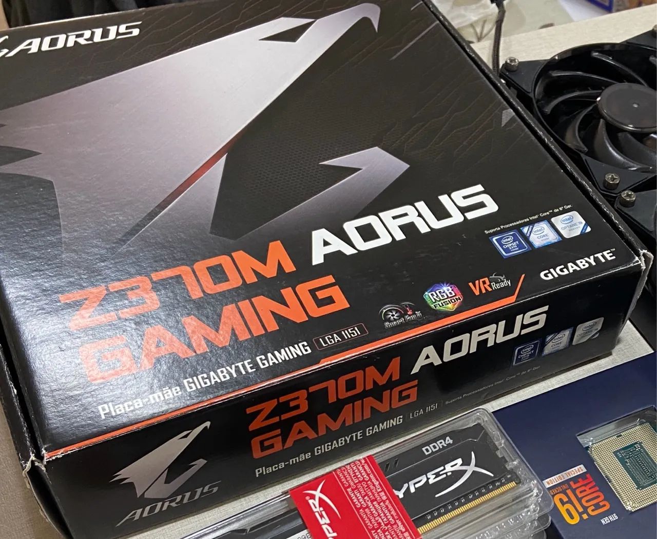 Vendo placa Mãe Aorus Z370M Gigabyte lga 1151 