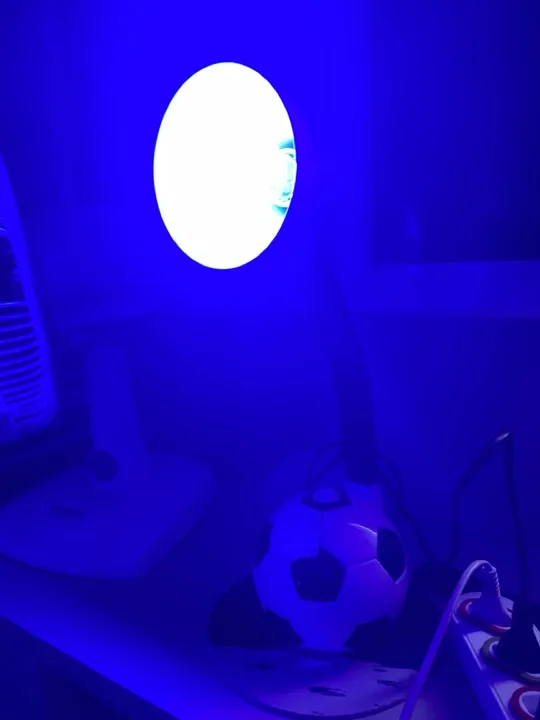 Luminária abaju de Mesa LED RGB com 7 Cores