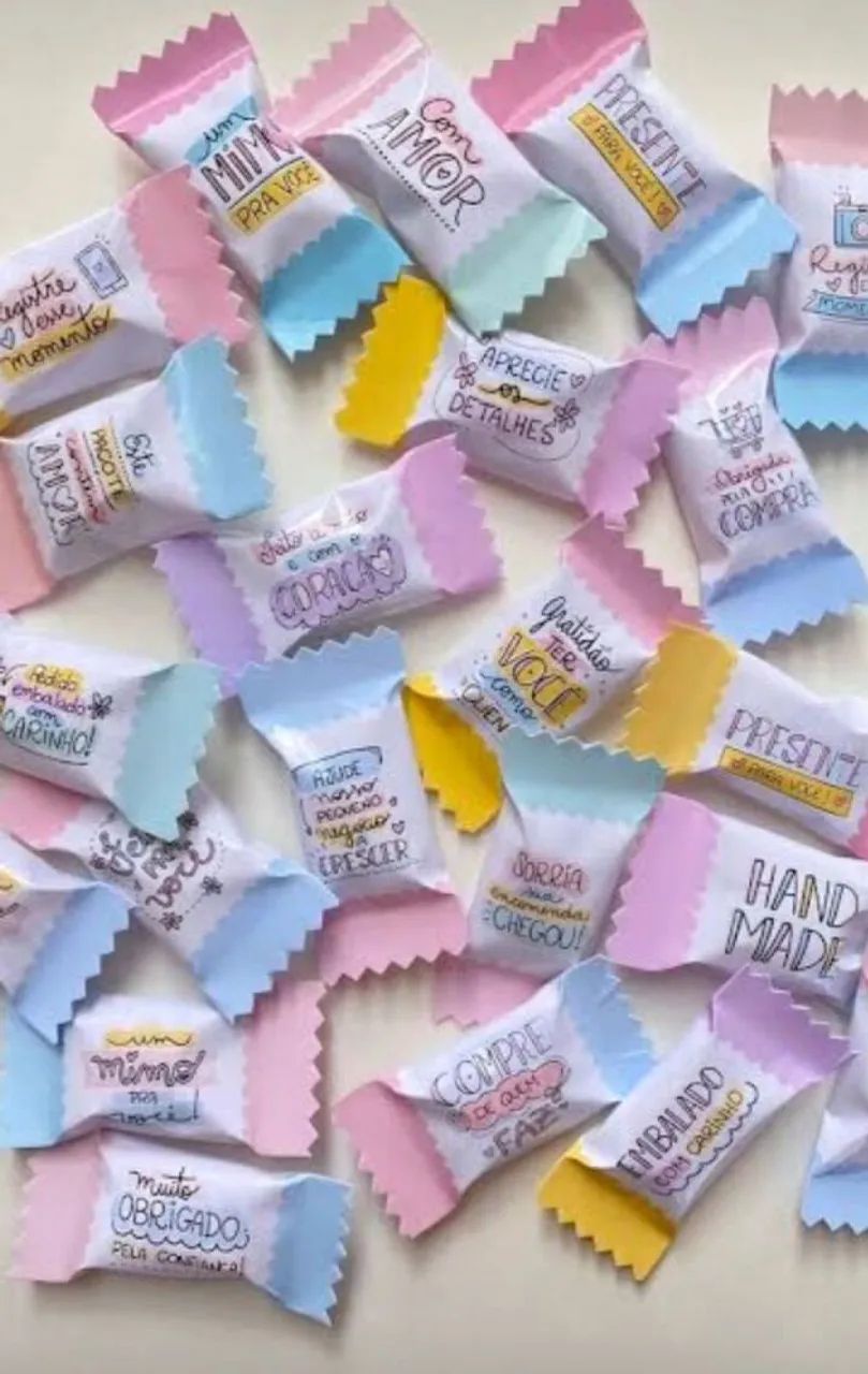 Balinhas personalizadas 100 unidades  - Foto 4