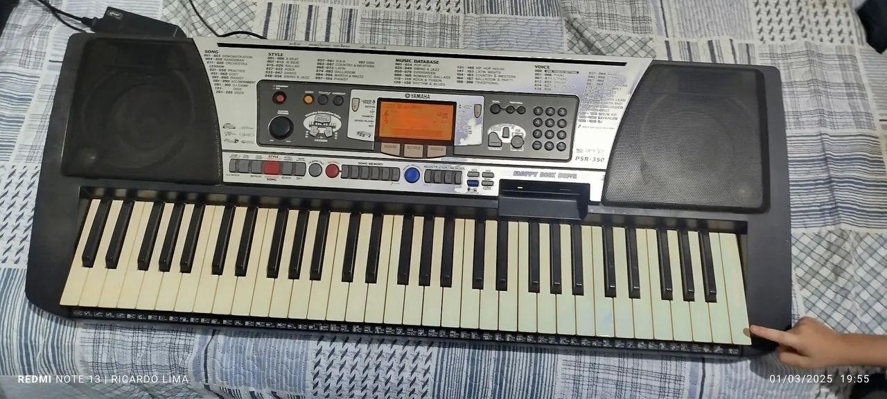 TECLADO PSR 350 COM DISQUETE. - Foto 3