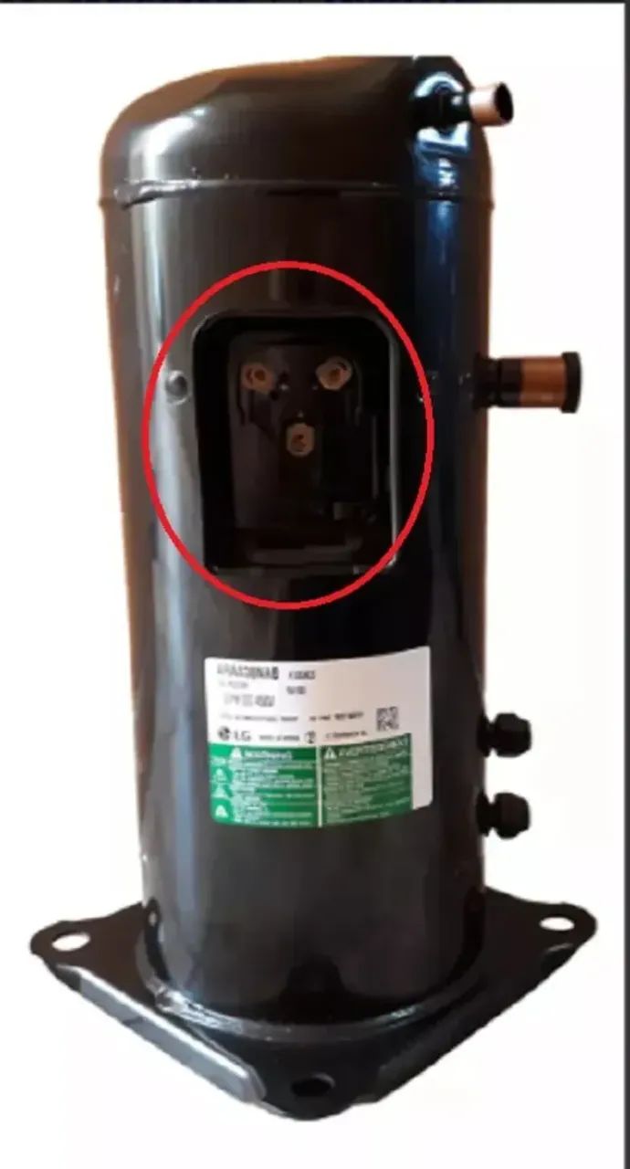 Compressor Ar Condicionado Scroll 61.000 Btus LG Ara038nab / Tbz37400101 450v Novo - Foto 2