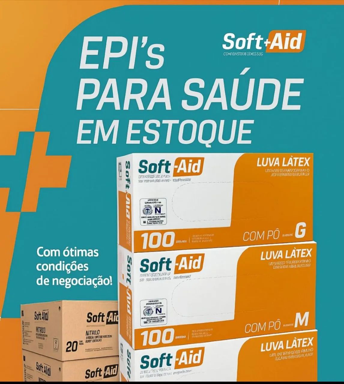 Luva látex procedimento apartir de (pp) M(P) G - Foto 4