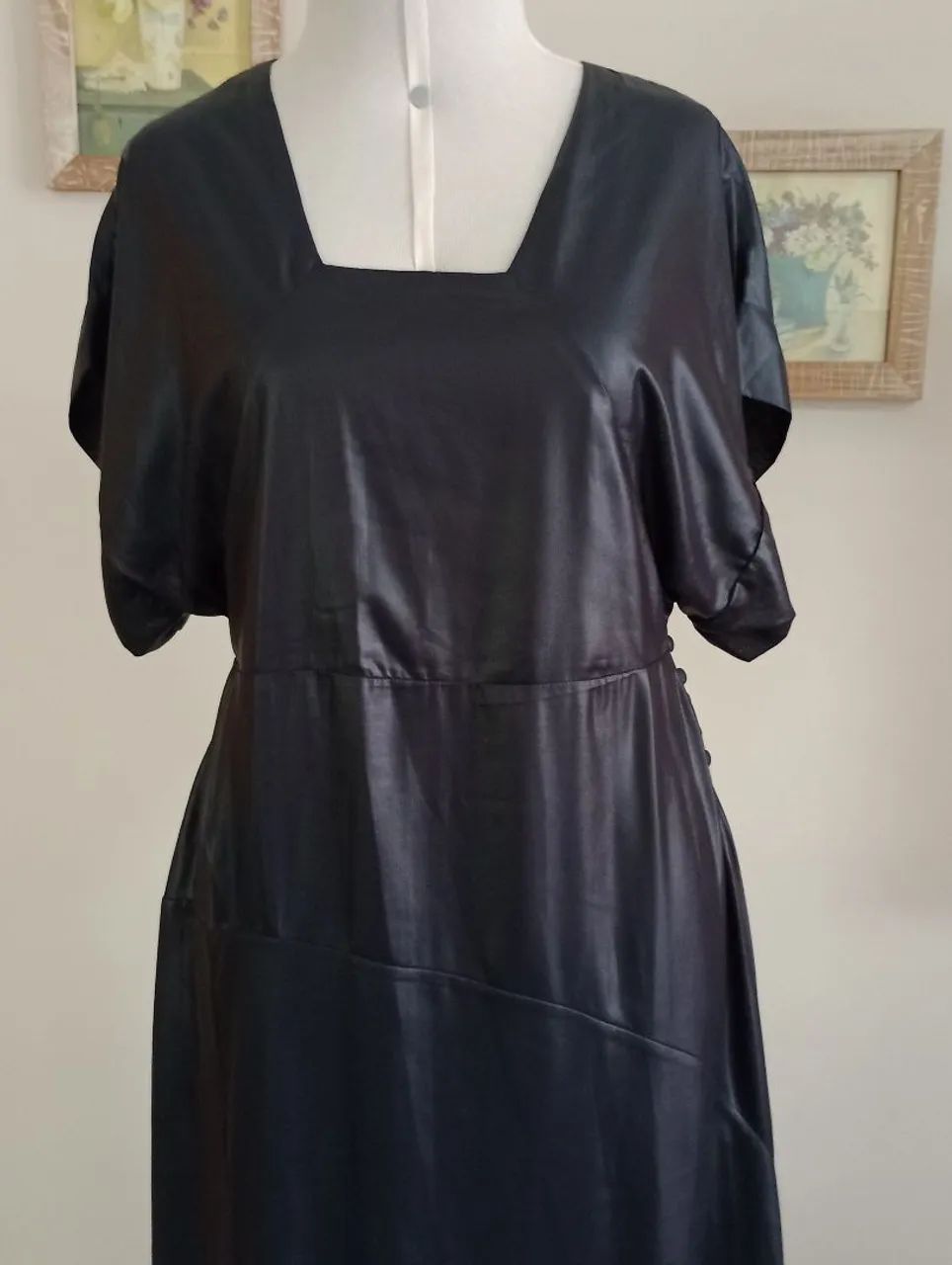 Vestido longo preto Fábia Bercsek - Foto 2