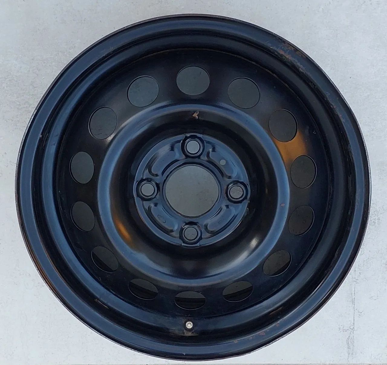 JOGO RODAS FERRO ARO 15 ORIGINAL FORD - Foto 6