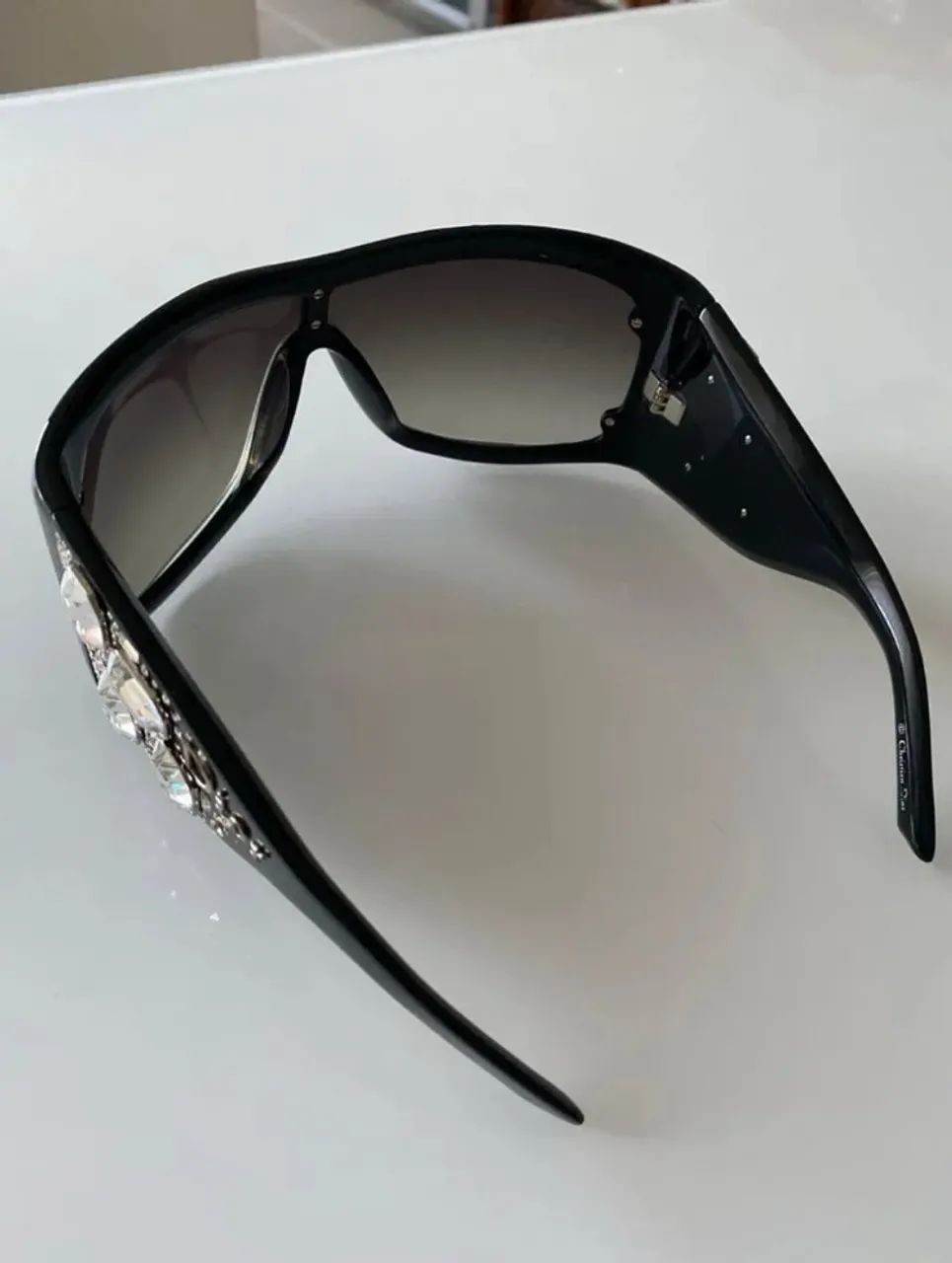 Óculos de sol Dior com cristais Swarovski Original - Foto 4