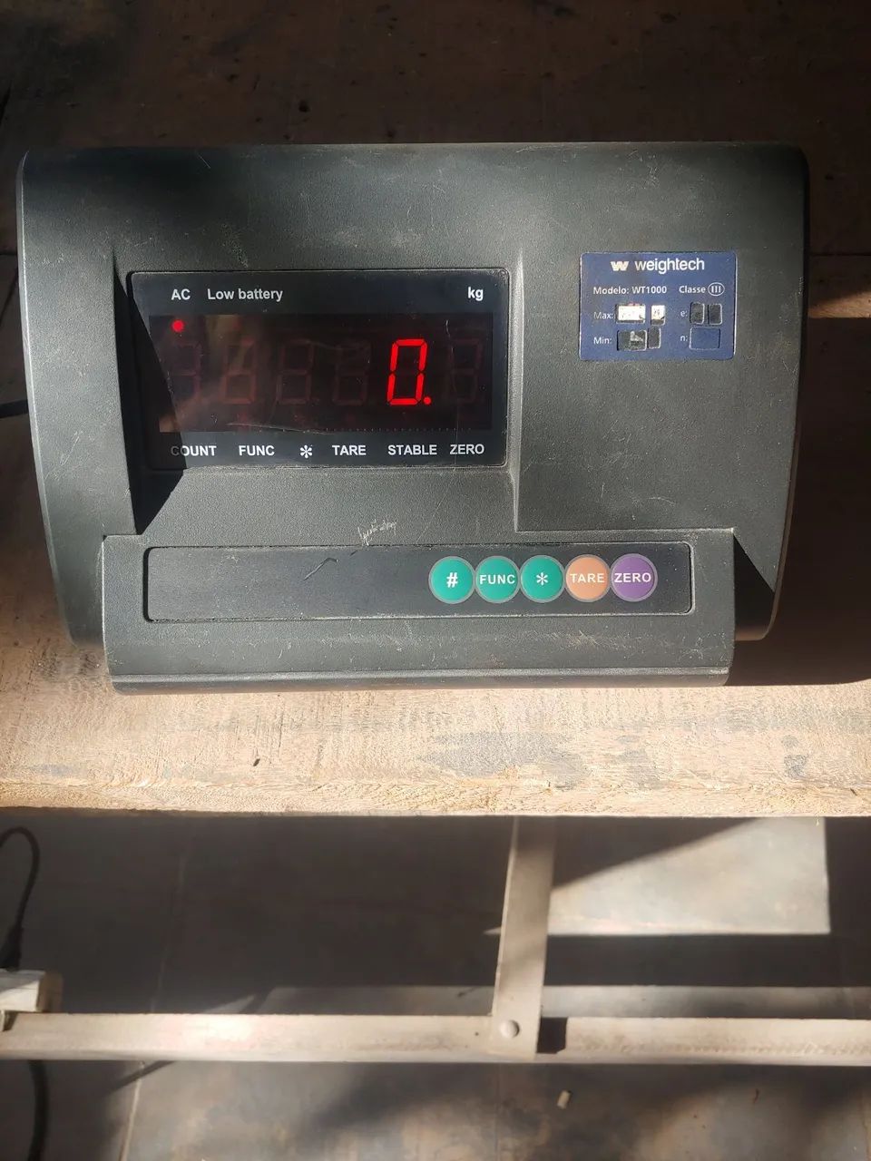 Indicador de pesagem weightech WT1000 - Foto 3