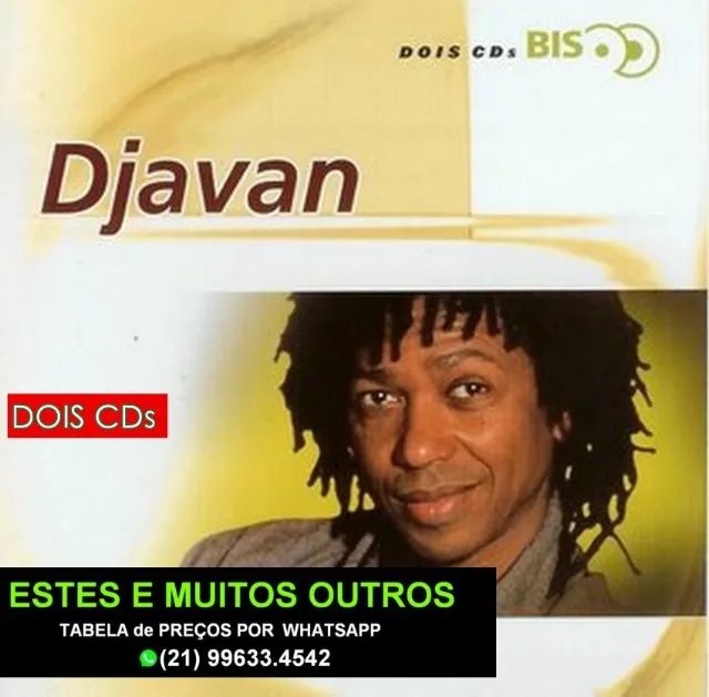  Djavan. 04 cds.Envio mínimo R$ 120,00. - Foto 5