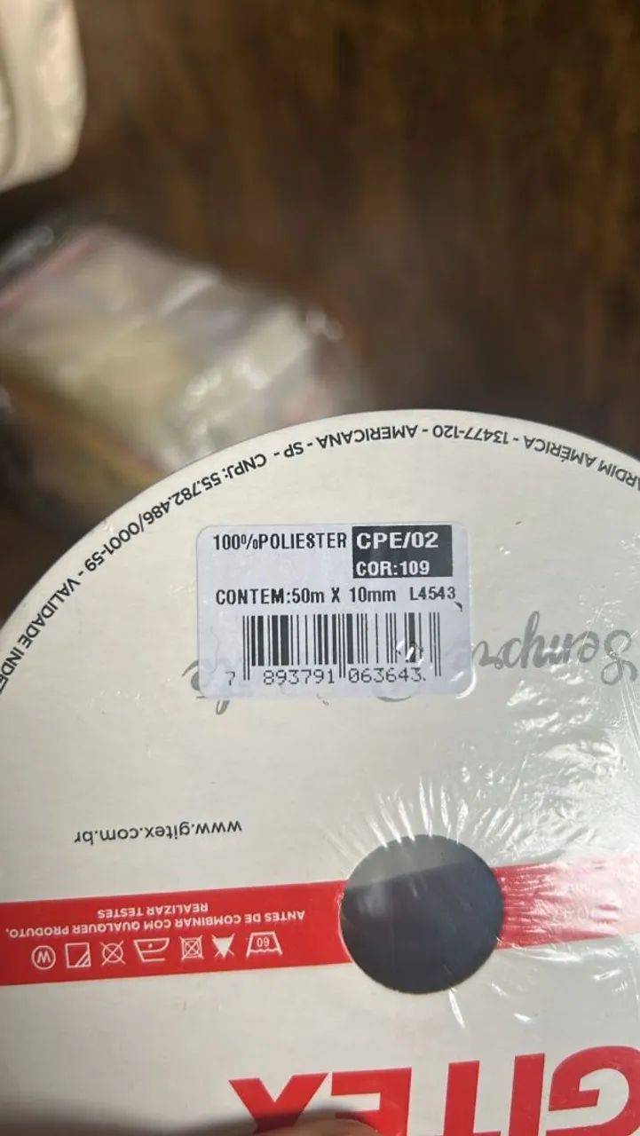 Máquina de cortar fita de cetim, alfinete 19mm, fitas de cetim N. - Foto 5