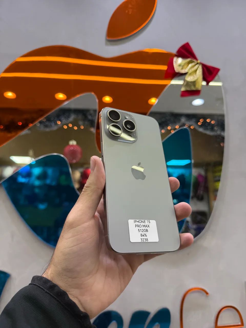 IPHONE 15 PRO MAX 512GB NATURAL SEMI NOVO BLACK FRIDAY - Celulares