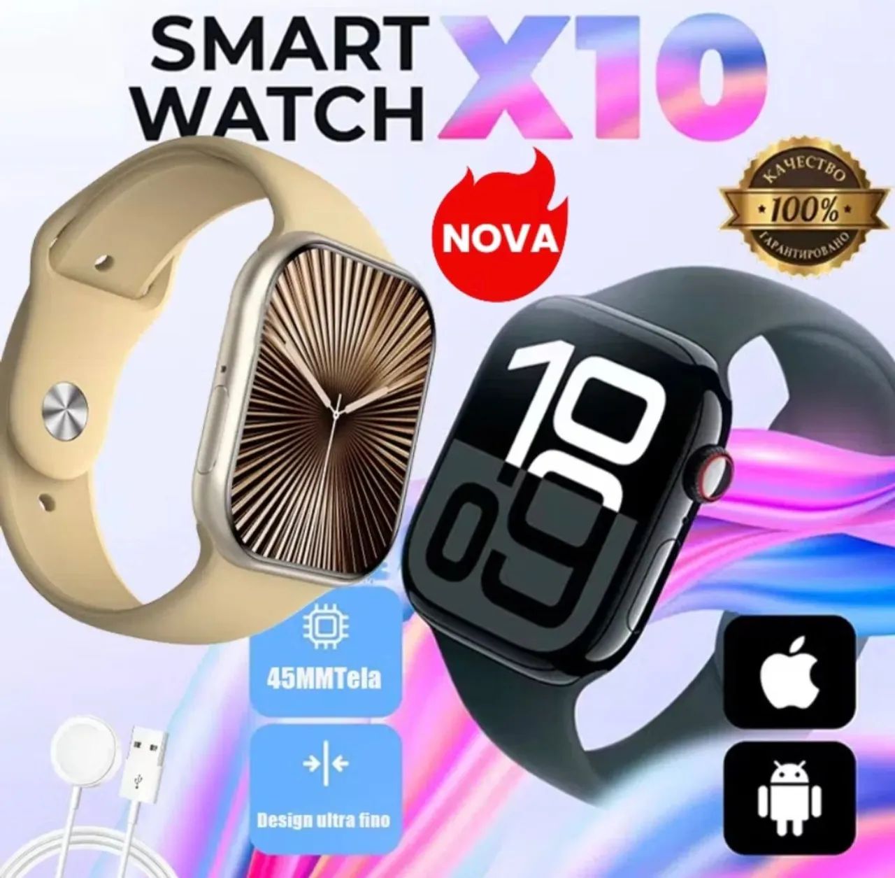 Smartwatch X10 Pro - 45MM relógio inteligente - Foto 3