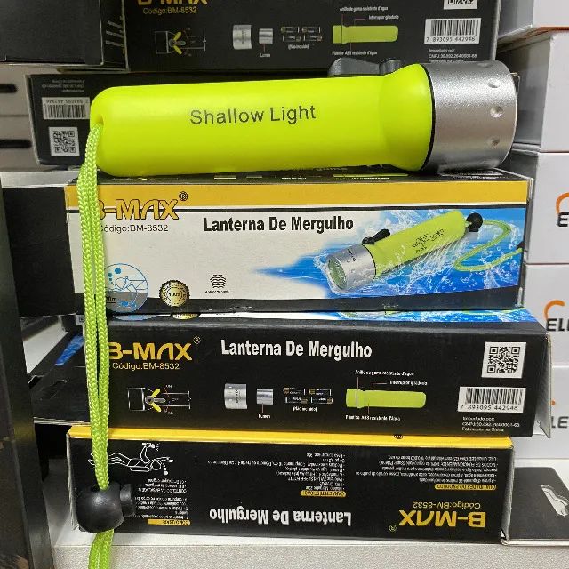 Lanterna de Mergulho Led Q5 Cree B-max BM8532 - Foto 4
