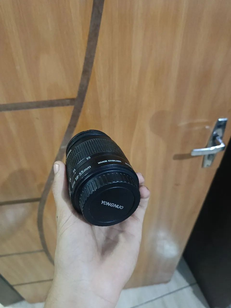 Lente Canon EFS 18-55mm aceito troca  - Foto 2