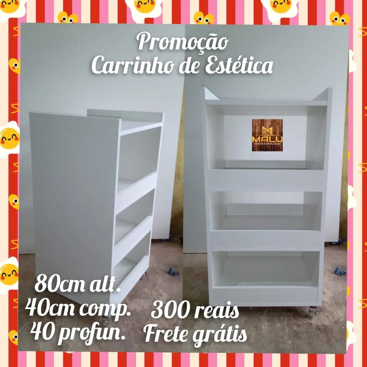 Carrinho auxiliar 