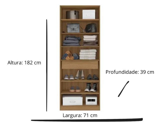 Sapateira Multiuso 2 Portas com Espelho (ENTREGAS EM ATÉ 24h)! - Foto 2