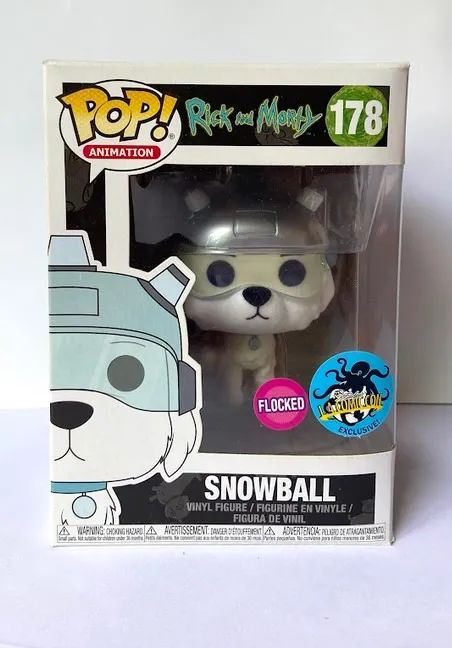 Funko Rick and Morty Snowball (Flocked exclusive) 178