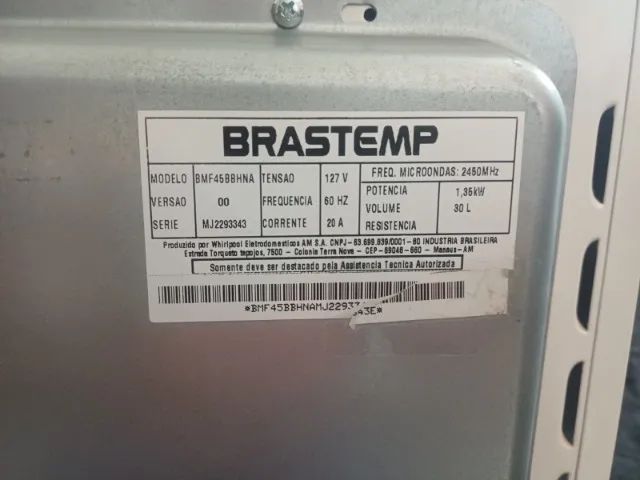 Microondas Brastemp  30 Litros. - Foto 4