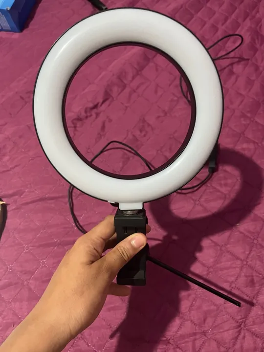 Iluminação para Streamer - Ring Light com Tripé