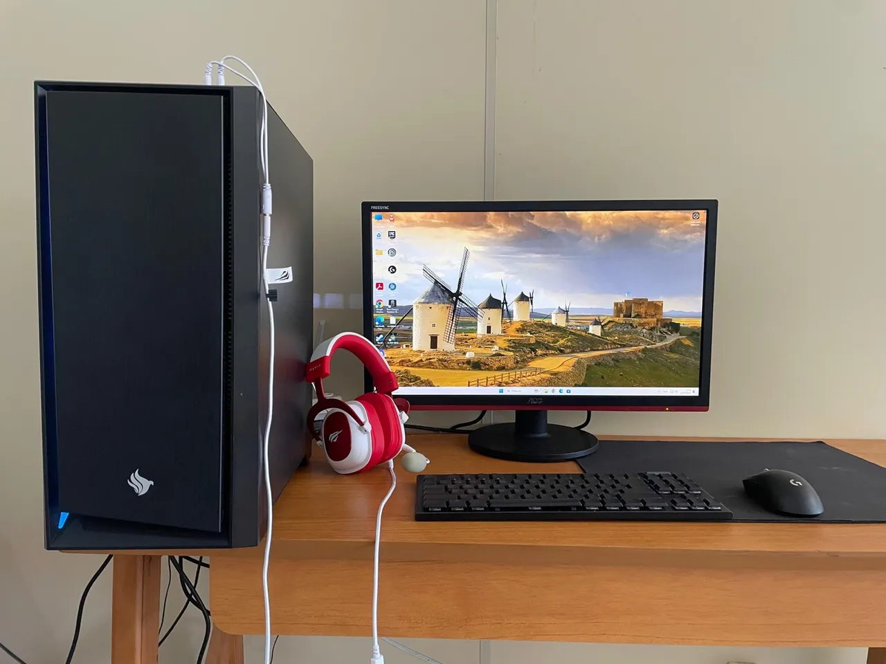 PC Gamer Completo c/Acessórios - PRONTO PRA USO