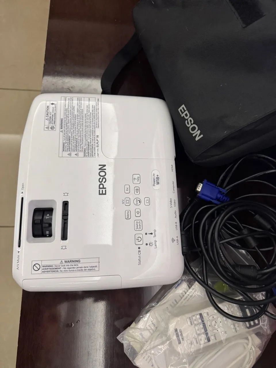 PROJETOR EPSON H550A  - Foto 6