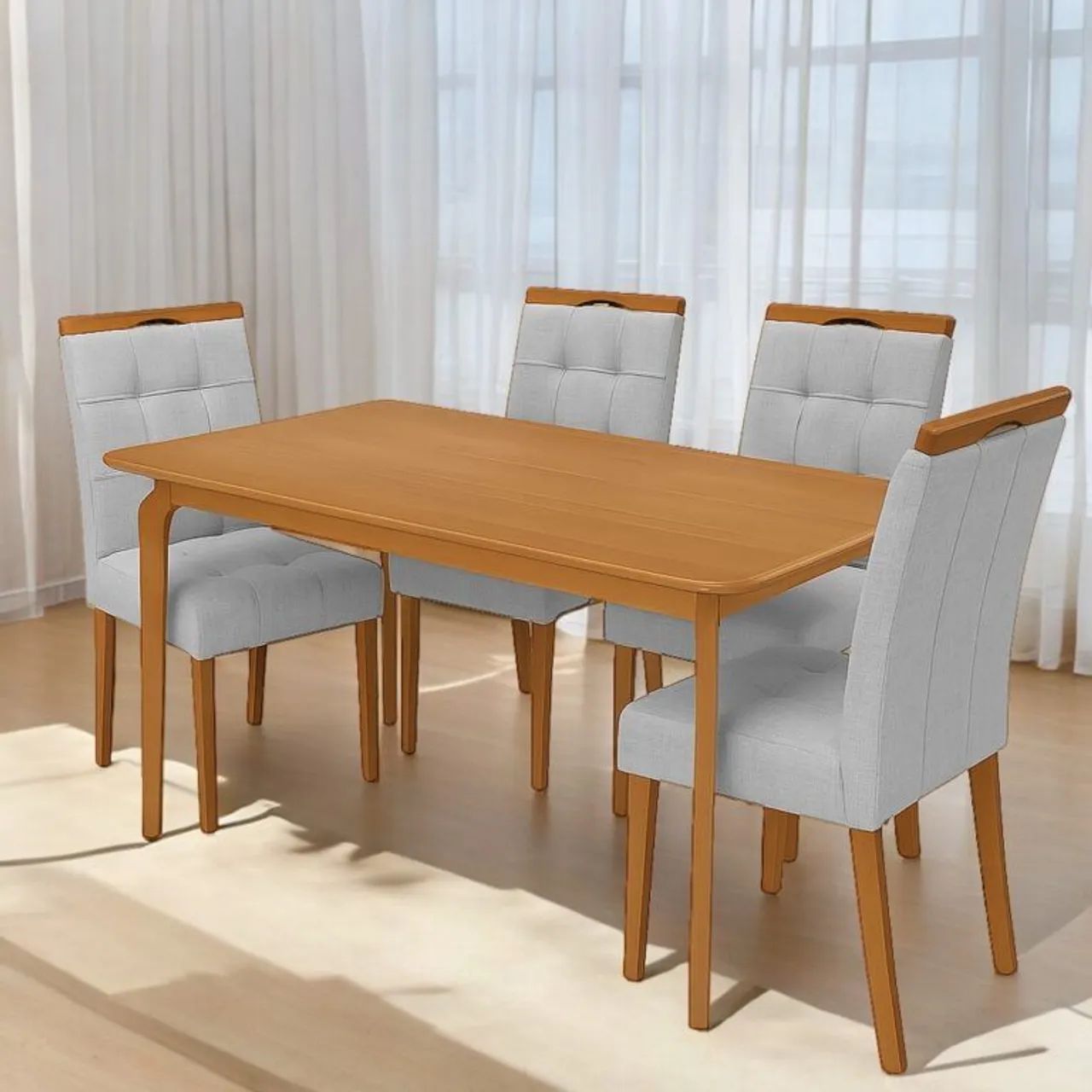 Mesa Alegra com 4 cadeiras Sophia - Entrega Rápida  - Foto 2
