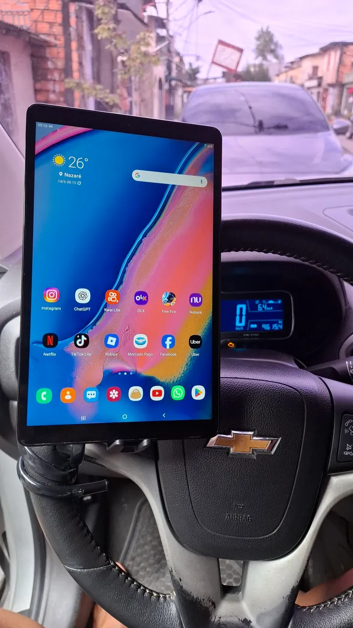Samsung Tab A tablet top Telao 10 Polegadas 32Gbs Chip 4G Faz Ligacao